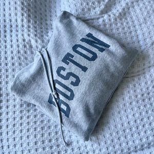 BRANDY MELVILLE - Boston Hoodie in Heather Gray by John Galt